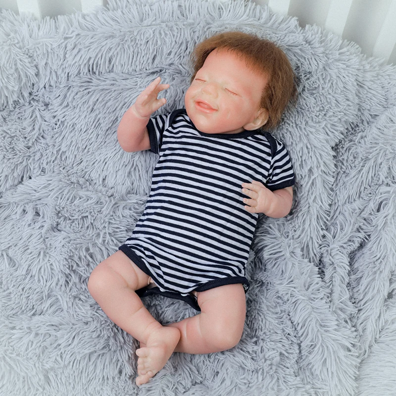 Кукла реборн премиум класса Реалистичная мягкая силиконовая кукла