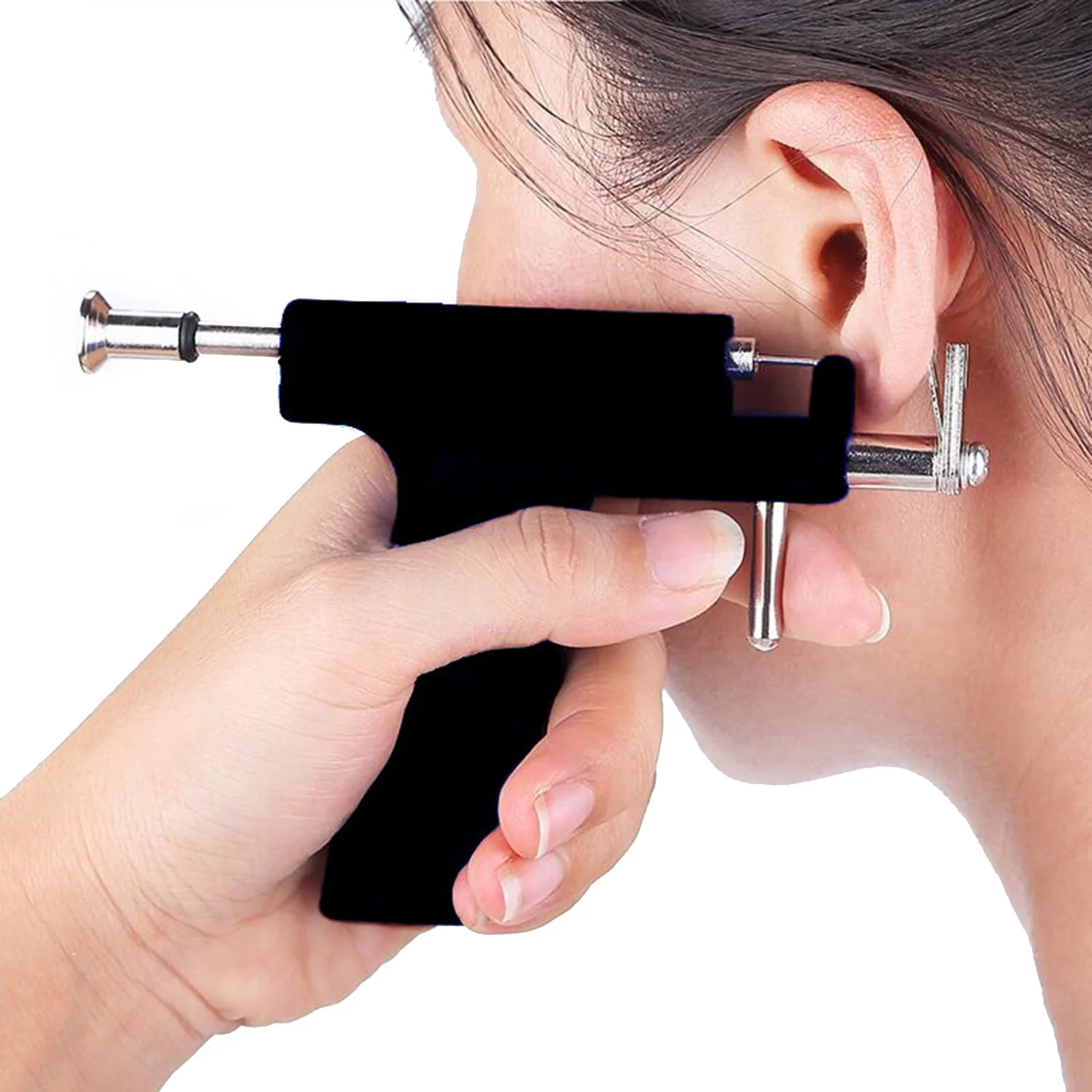 Пистолет для пирсинга в уши носа пупка ушей безопасный без боли стерильный с