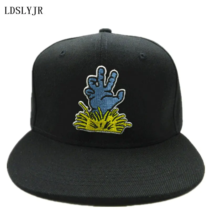 

2020 Demon Hand Embroidery Cotton Baseball Cap Hip-hop Cap Adjustable Snapback Hats for Men and Women 52