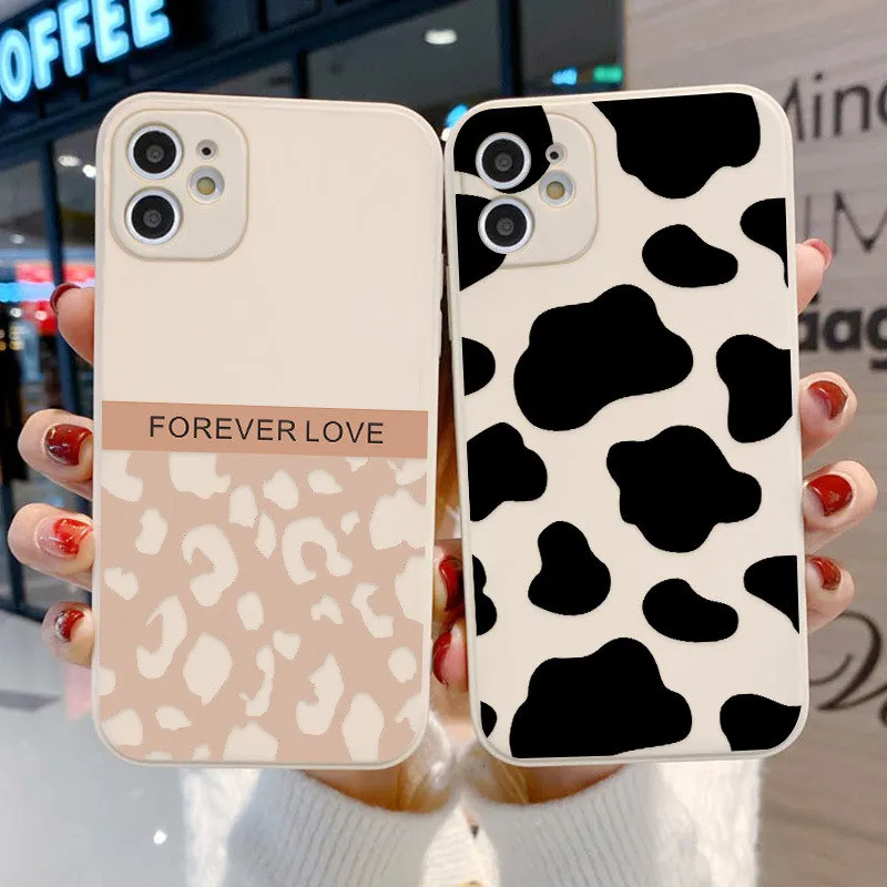 Леопардовый чехол для iPhone 13 Pro Max 12 11 XS XR X 7 8 Plus роскошный силиконовый защитный