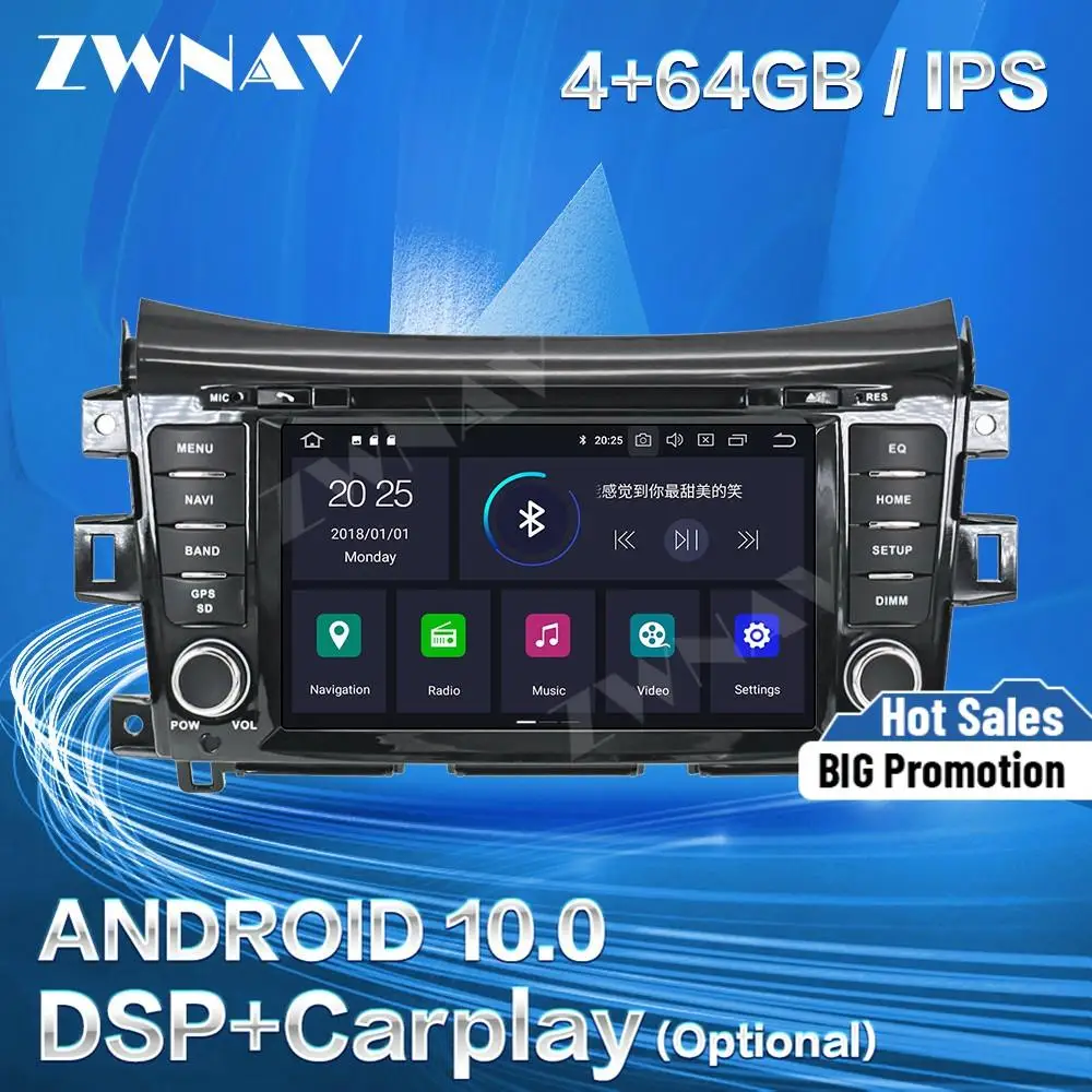 

Wireless Carplay For Nissan NAVARA 2014 2015 2016 2017 2018 2019 2020 Android 10.0 Player GPS Auto Audio Stereo Radio Recorder