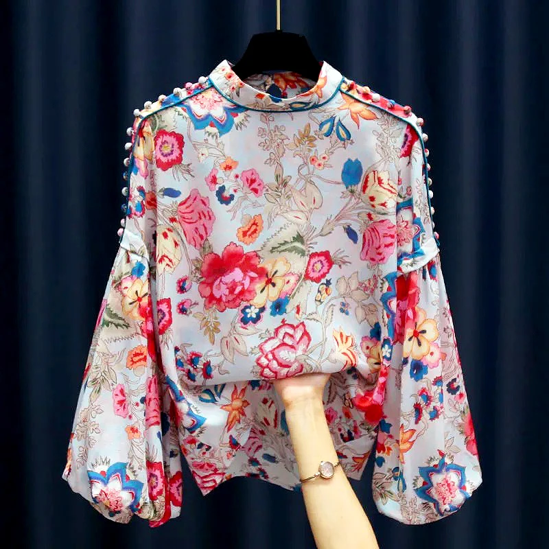 

Элегантная женская одежда, шикарная рубашка с рукавом-фонариком на осень и весну, облегающие винтажные блузки, женская рубашка, женские топ...