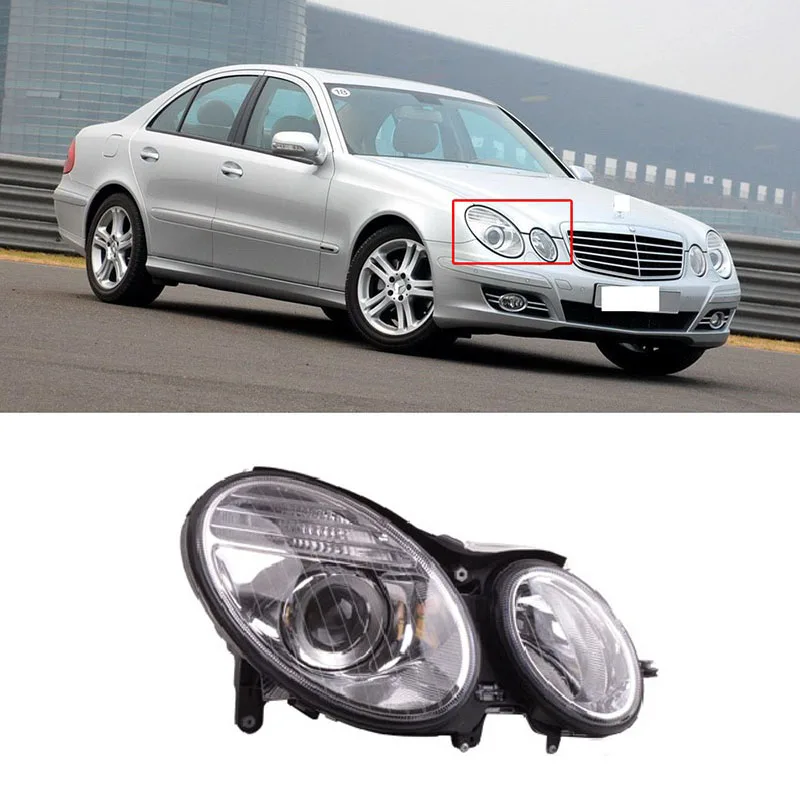 Фара головного света CAPQX для Mercedes Benz W211 E200 E230 E280 2006 2007 2008|Фара авто в сборе| |