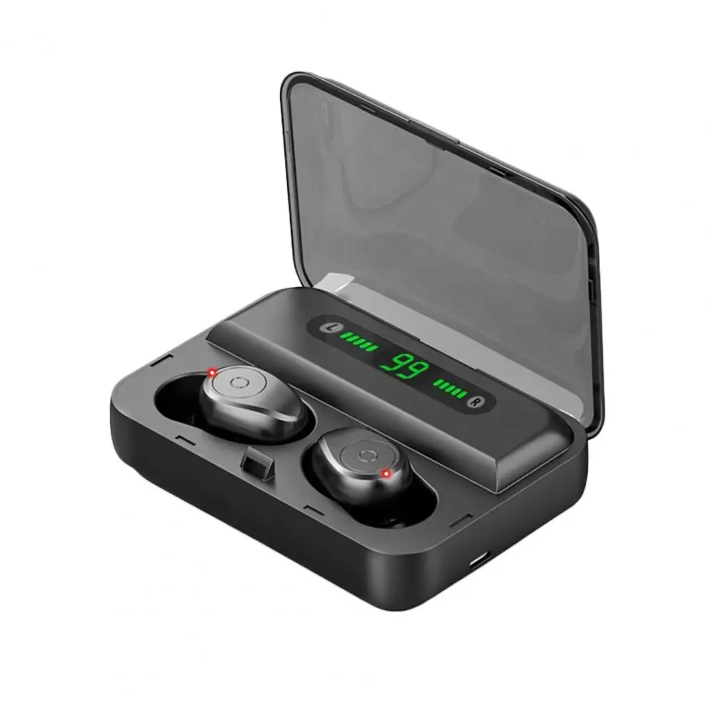 

F9-5 Earphone Bluetooth 5.0 IPX7 Waterproof Portable Wireless Earbuds for Sport беспиоводные наушники