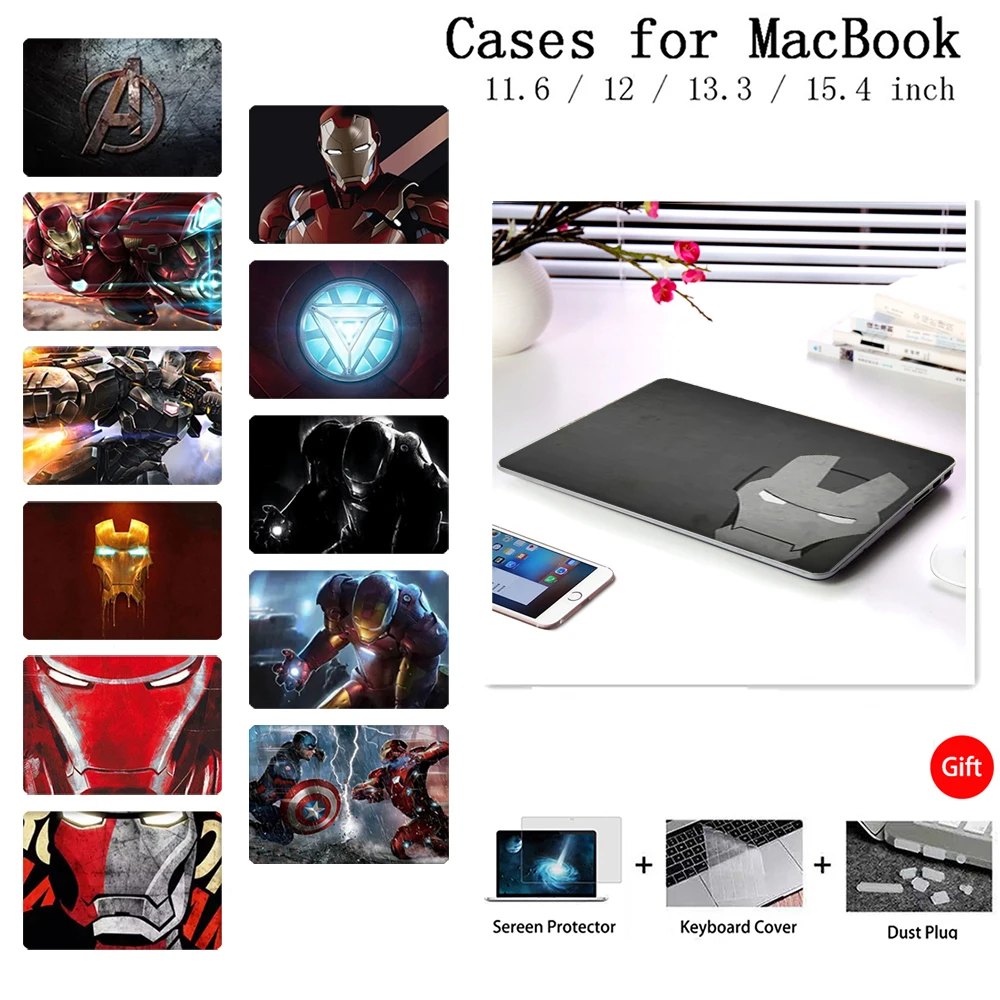 Чехол для ноутбука Macbook 12 Air 13 Pro Retina 15 чехол Apple MacBook Case Touch Bar A2159 клавиатуры|Сумки и