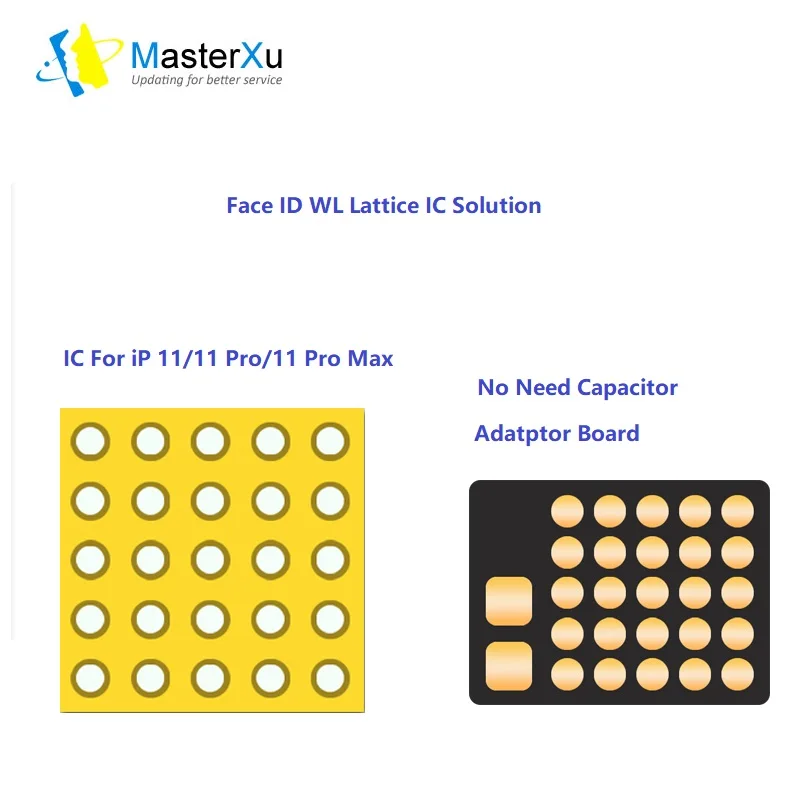WL V6 лицевая матрица Ремонтный модуль плата адаптера для iPhone X XR XS Max 11 Pro iPad A12