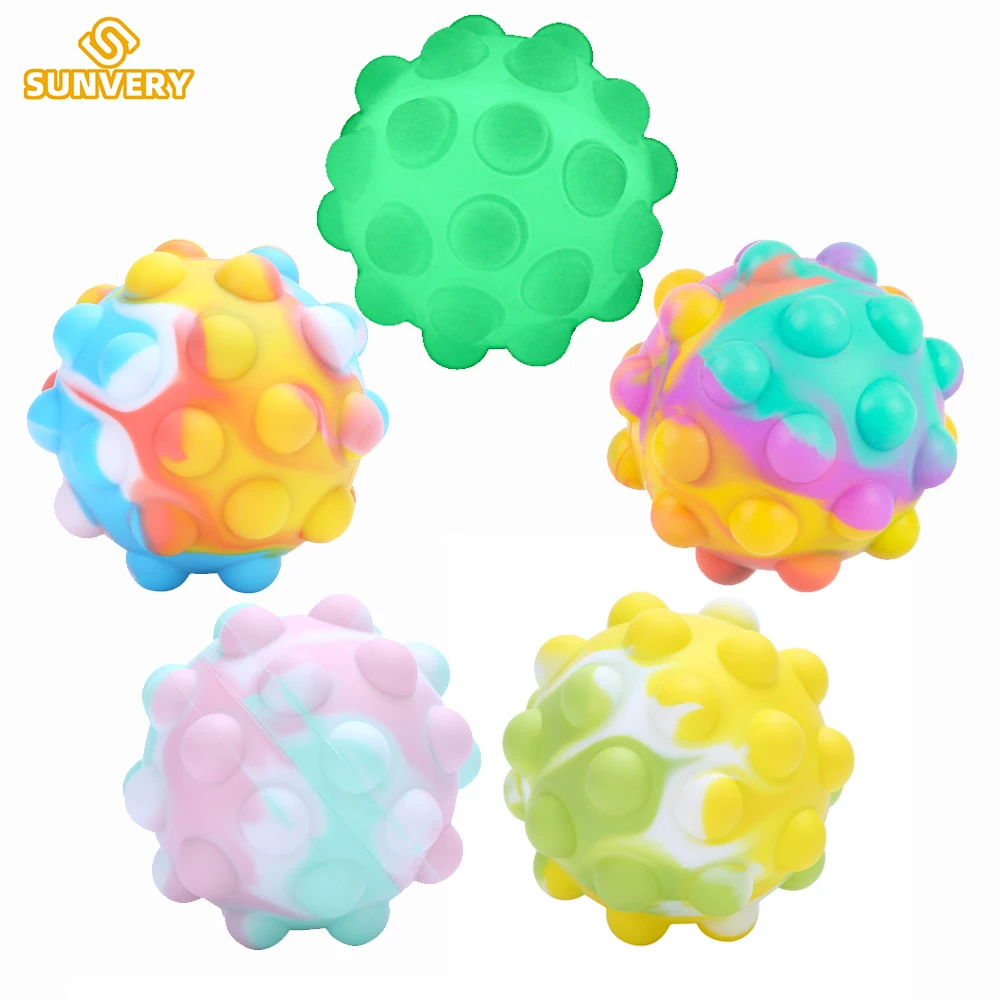 

Новинка, мяч для снятия стресса, красочные антистрессовые ДНК-сжатие, светящиеся шарики для детей и взрослых, игрушка-антистресс для рук, Сж...