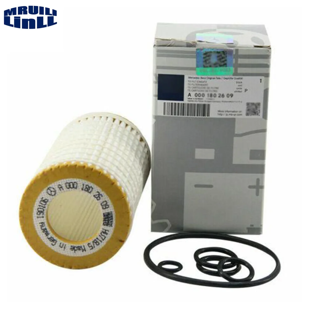 Новый картридж масляного фильтра с уплотнительным кольцом OEM 0001802609 для Mercedes Benz S400