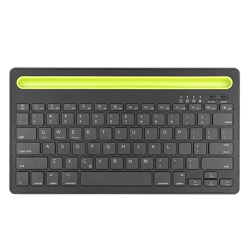 

Wireless Bluetooth Lightweight Rechargeable Keyboard Cellphone Tablet Universal Keyboard Portable Travel Home Keypad