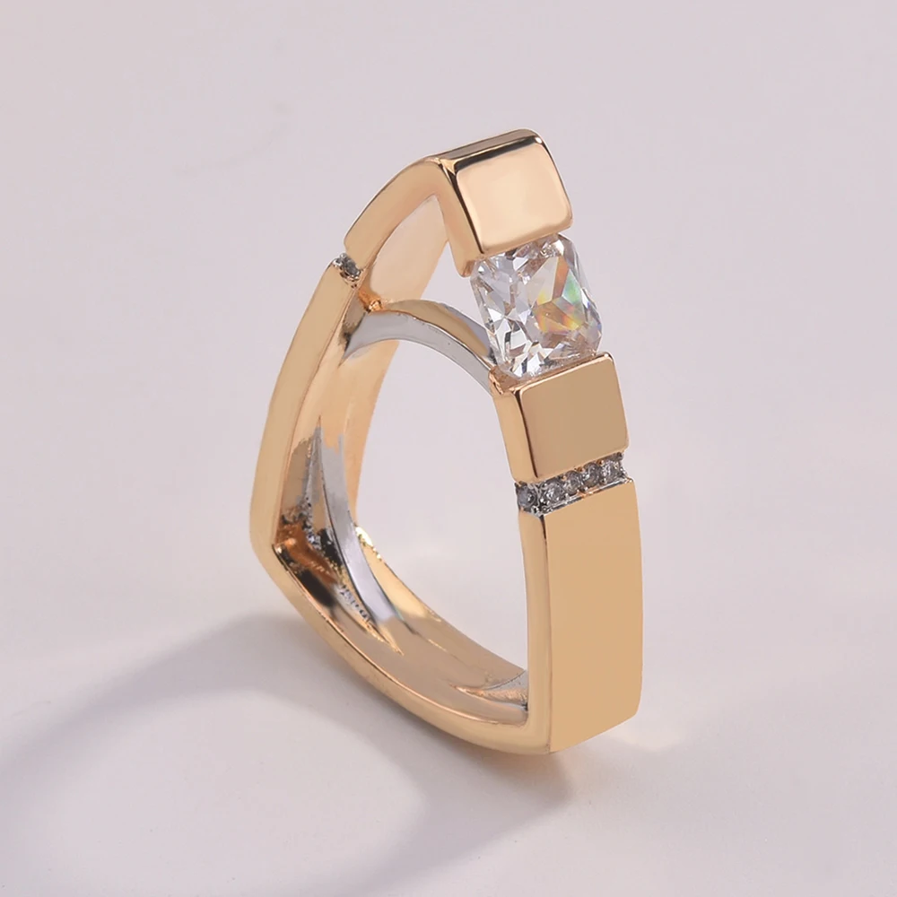 Женские кольца модное ювелирное изделие геометрическое треугольное кольцо 2020