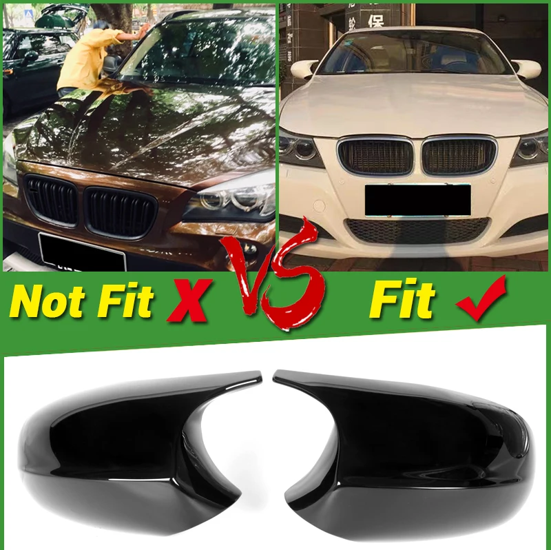 Для BMW LCI E90 3 серии 4 Двери Седан боковое зеркало Обложка Кепки 1 м добавить на стиль