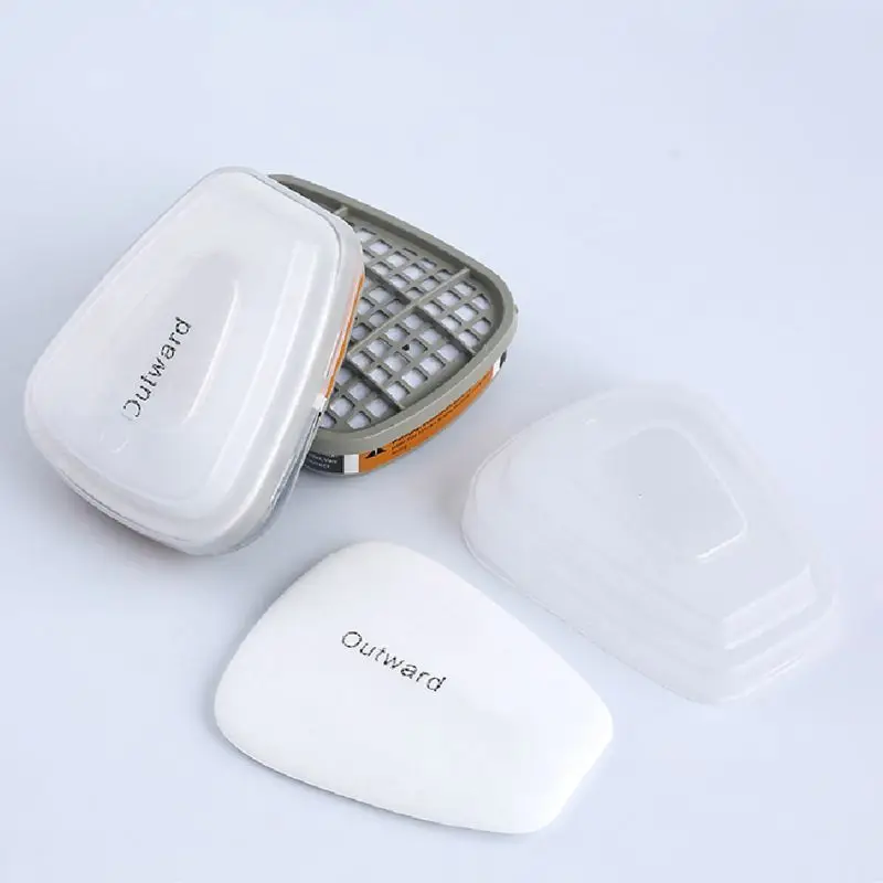 Картридж с фильтром из активированного угля на половину лица Пылезащитная