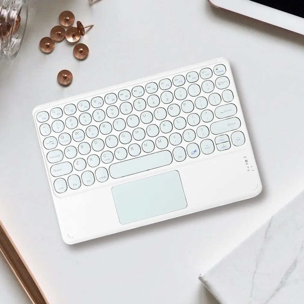 

Touch Wireless Bluetooth Keyboard Suitable For Android Tablet PC Laptop Portable & Tablet PC For IOS Wireless Game Keyboard