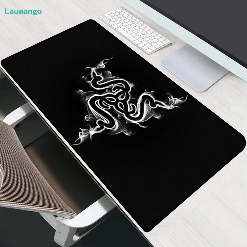 

Razer Large Gaming Laptop Gamer Accessories Mouse Carpet Xxl Mousepad Anime Varmilo Rubber Mat Computer Table Mause Pad Valorant