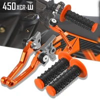for 450xcrw 450 xcr w 450xcr w 2014 2015 2016 2017 2018 motocross hand grips handlebar and dirt bike brake clutch levers