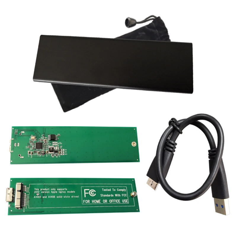 Для Apple Macbook 2012 Air SSD портативный корпус USB 3 0 до 17 + 7pin A1466 A1465 слот для диска HDD