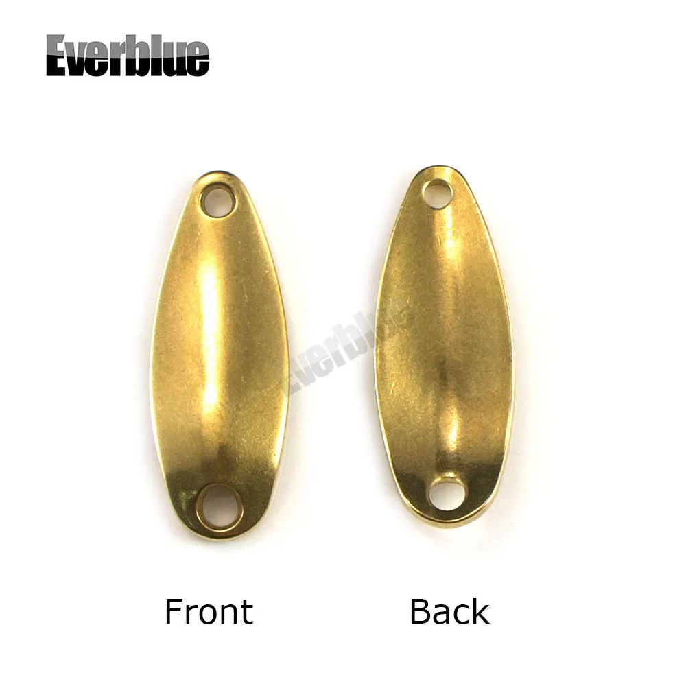 EVERBLUE 50PCS Size M 3.5g Hot Tournament Fishing Spoon Blanks Worth For You To Custom Own Lures Trout Area Spinning | Спорт и