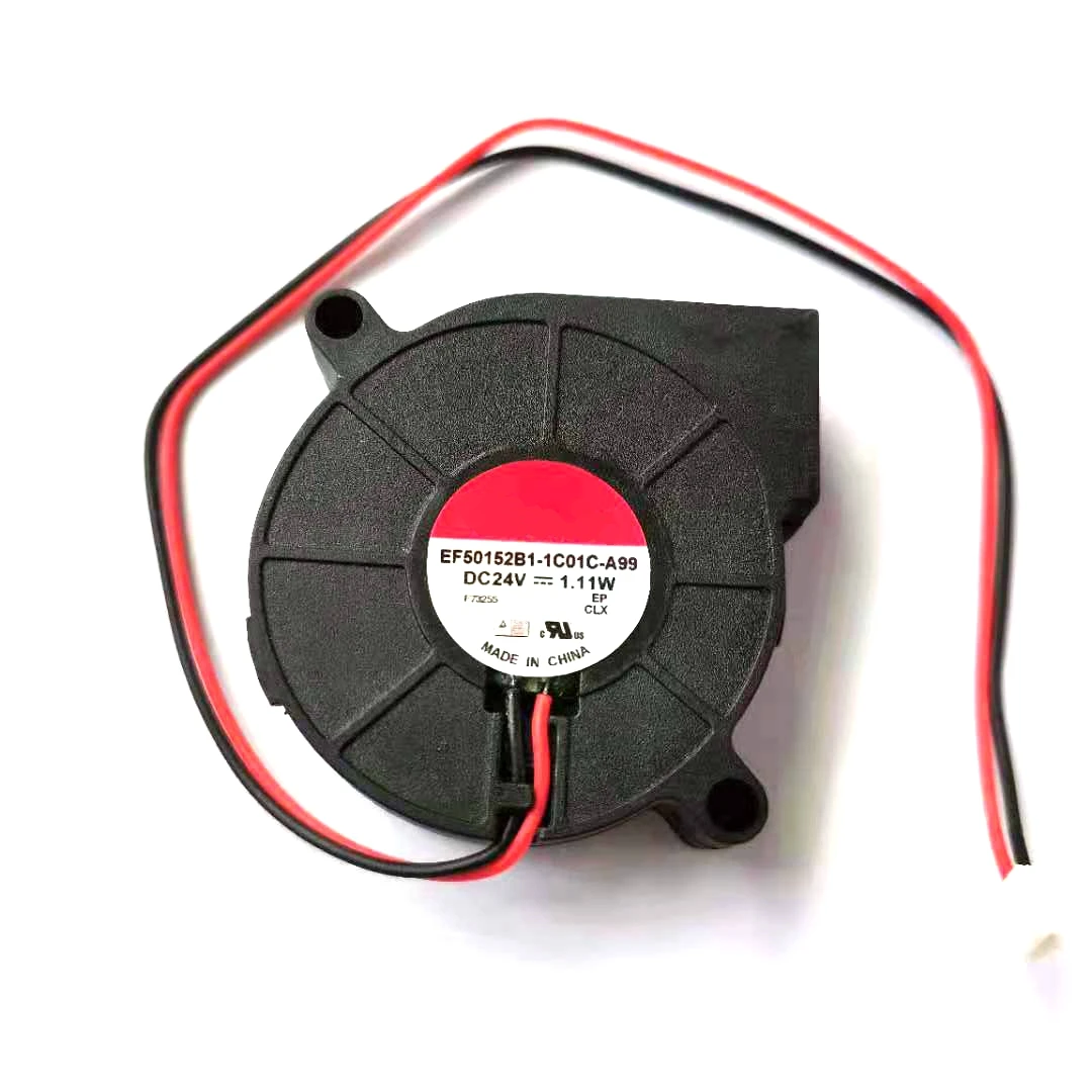 EF50152B1-1C01C-A99  DC 24V 1.11W Centrifugal DC Cooling Turbo Fan Double Ball Bearing Fan Replace  for 3D Printer Blowe fan