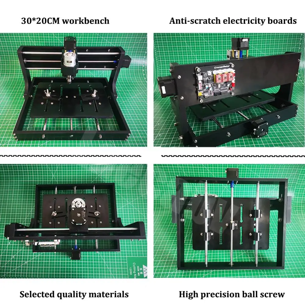 Новый комплект фрезерных станков с ЧПУ 3020 GRBL управление 3-осевая пластиковая
