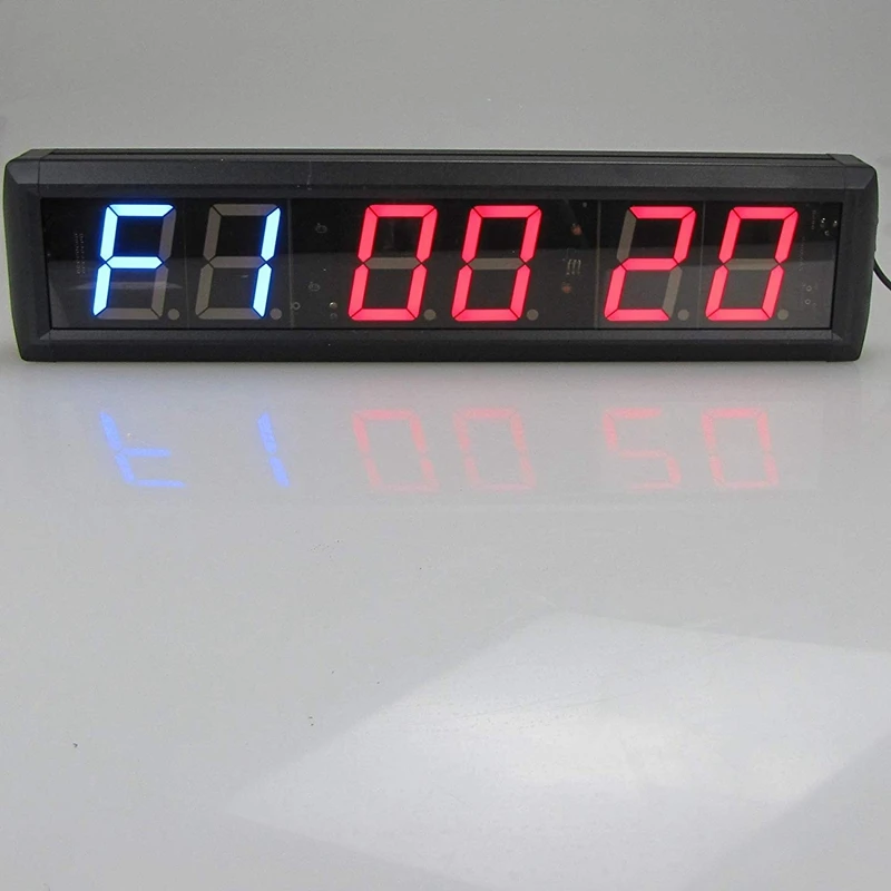 Training Electronics Interval Timer Segment Stopwatch Interval Chronograph for GYM trainings LED Interval Workout Timer