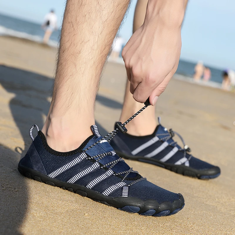 

Обувь для водных видов спорта для мужчин и женщин, эластичная Нескользящая дышащая обувь для плавания и бисероплетения, для речного и морск...