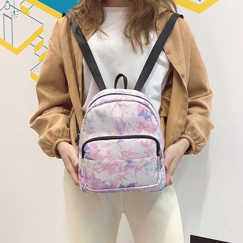 Новинка 2020 мини рюкзак с принтом сумка на плечо водонепроницаемый маленький для