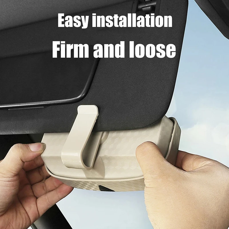 

Car Glasses Frame Sun Visor Clip Sun Visor Glasses Case Universal Car Glasses Frame Protection Box Storage Clip