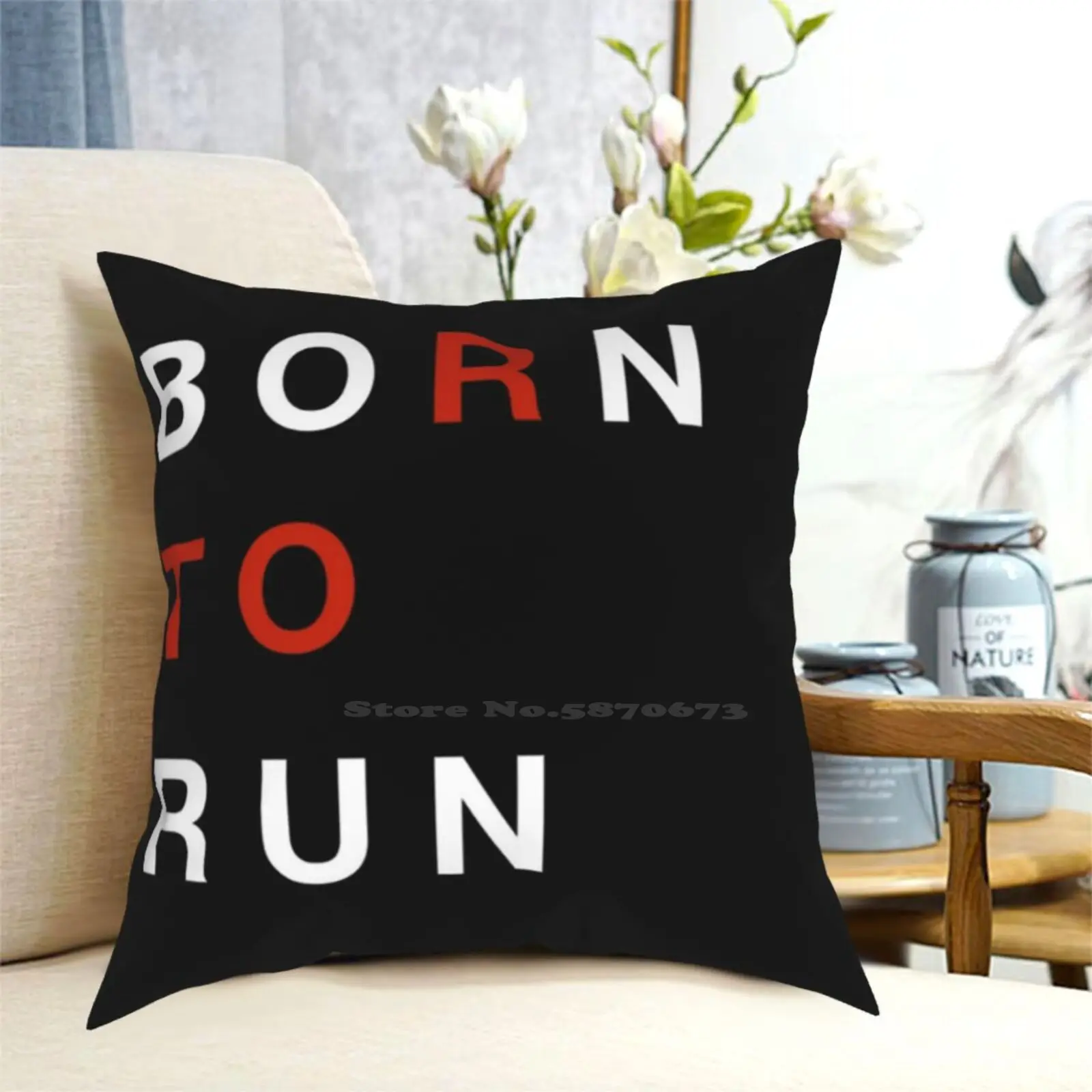 Наволочка для подушки Born To Run наволочка Inspire Dream Торонто N Leader Innovator Create