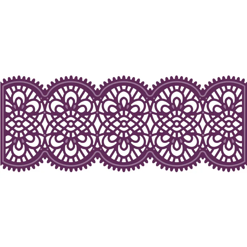 Кружевные металлические Вырубные штампы в винтажном стиле границы для тиснения