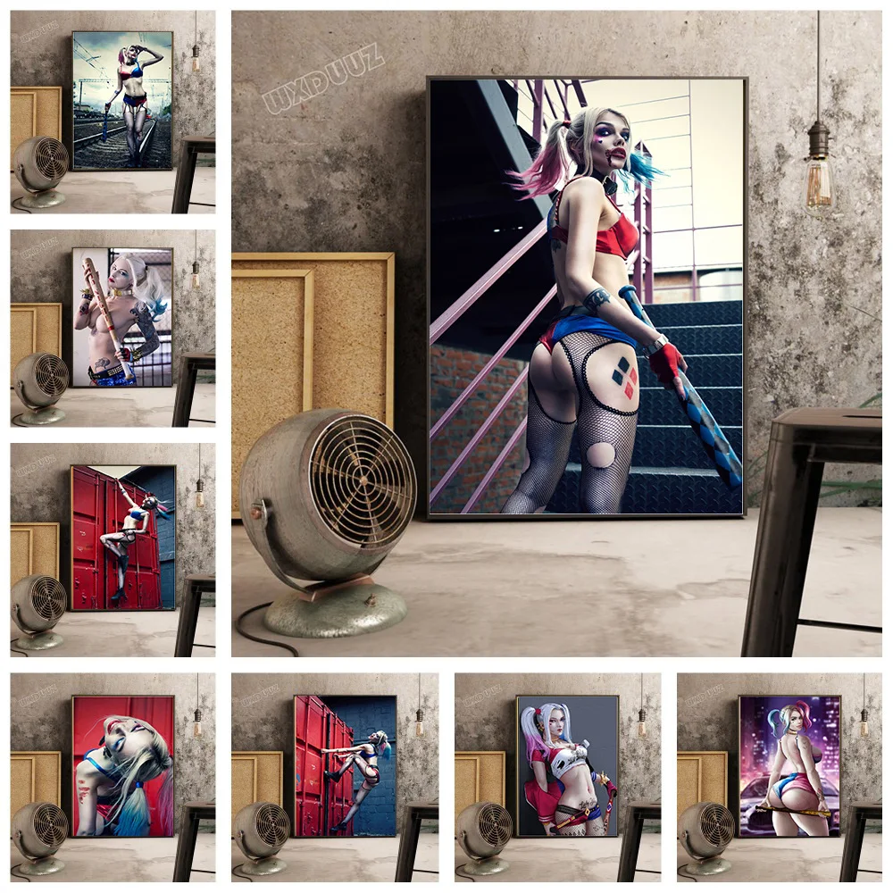 Харли Куинн плакат Бэтмен БЭТМЕН Приключения фильм Poaster DC декоративная картина