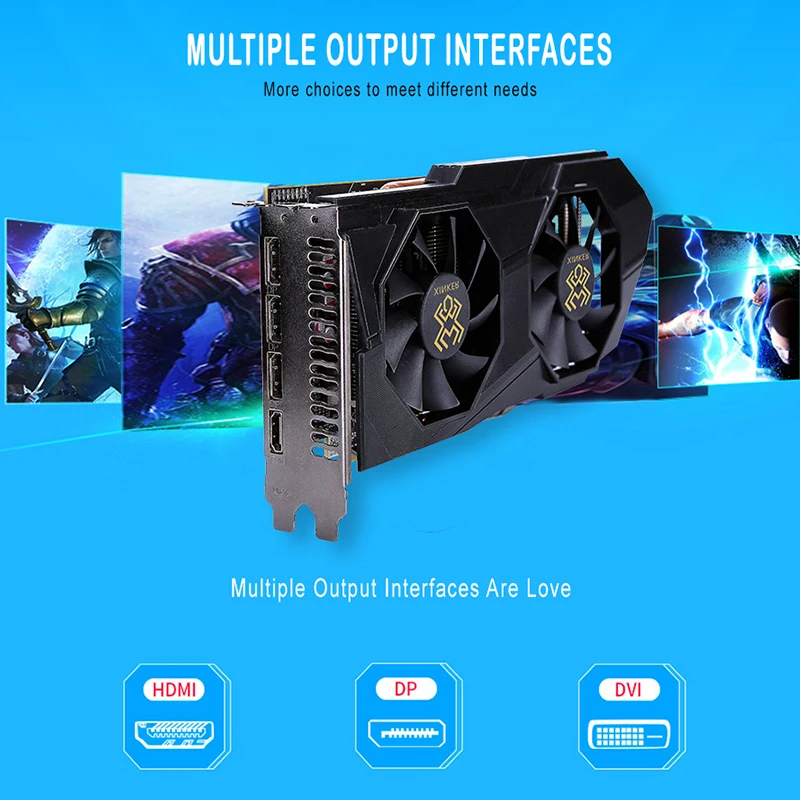 Видеокарта Rx570 8 ГБ Gddr5 Pci Express X16 3,0 внешние видеографические карты для настольных игр ETH Mining