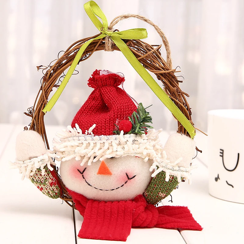 Navidad декор для вечеринок Мини Рождественские куклы Рождественская елка висячие