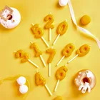 Симпатичные свечи на день рождения в стиле сыра, 1, 2, 3, 4, 5, 6, 7, 8, 9, 0, детские свечи на день рождения для торвечерние, праздничные украшения, свечи для торта