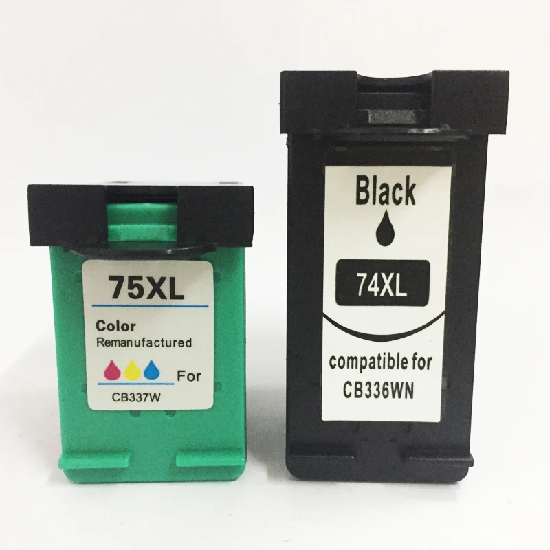 Совместимый сменный чернильный картридж vilaxh 74xl 75xl для принтера HP 74 75 xl Photosmart C4200