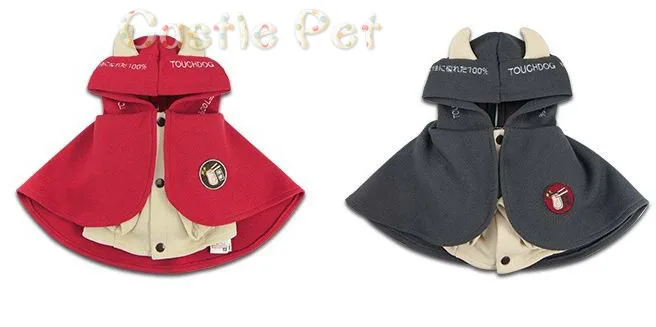 Милое теплое пальто для собаки однотонная вязаная накидка щенка зимняя