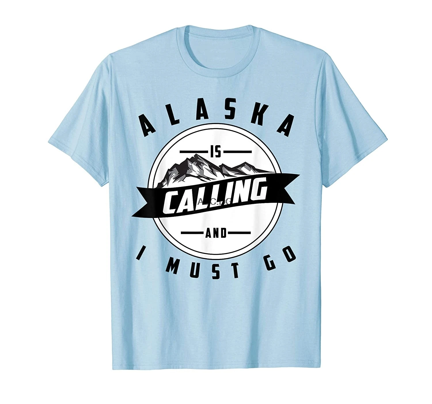 Симпатичная Аляска звонит мне нужно идти дизайн футболки подарок (1) |