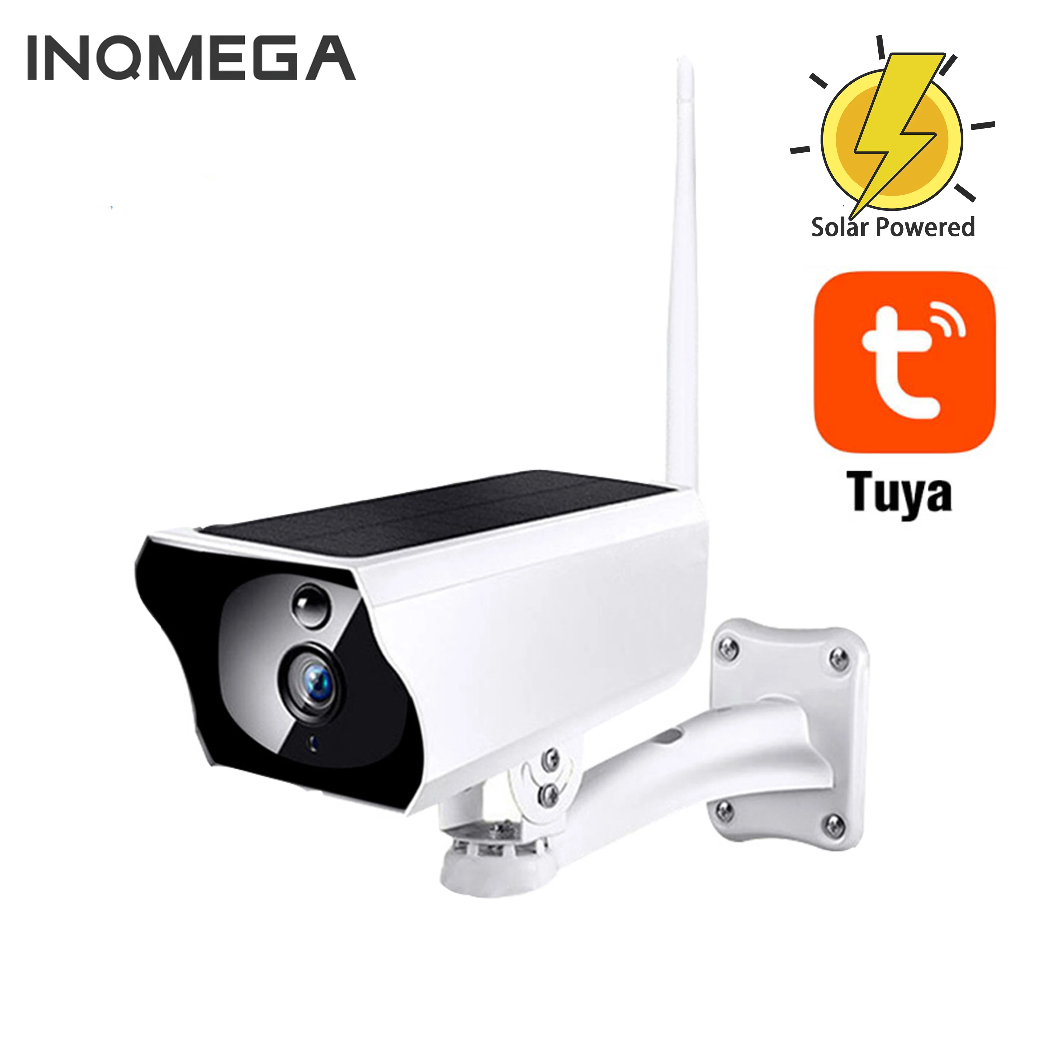 IP-камера INQMEGA уличная Беспроводная на солнечной батарее с поддержкой Wi-Fi 1080P |