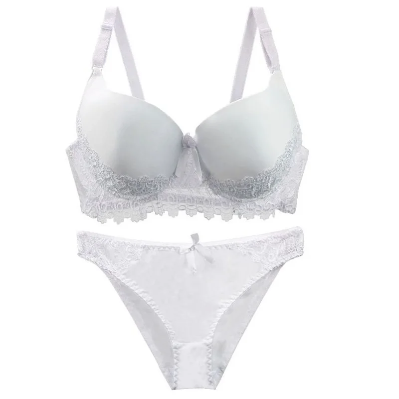 Женское нижнее белье комплект сексуального кружевного бюстгальтера с вышивкой