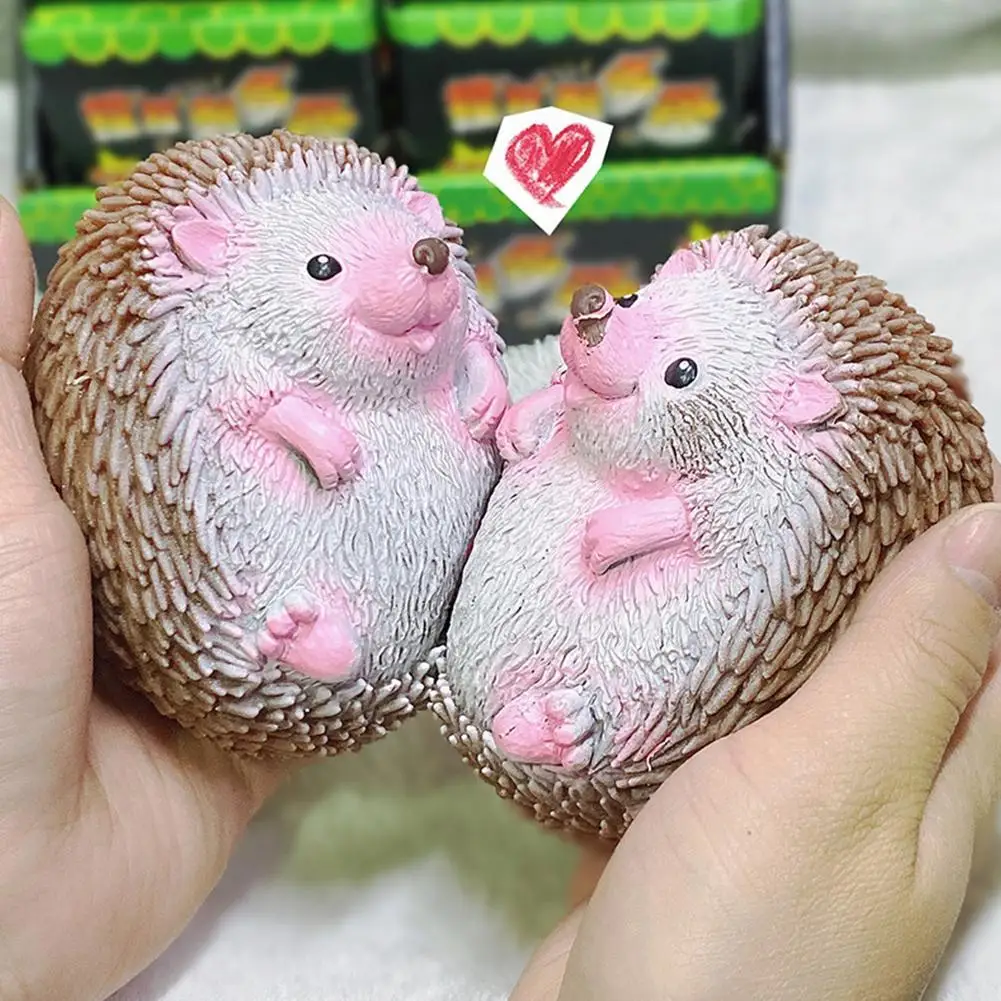 Cartoon Hedgehog Decompression Toys Anti Stress Fidget Toy Squeeze Toys For Adult Kids Stress Reliver Fun Birthday Gifts images - 6