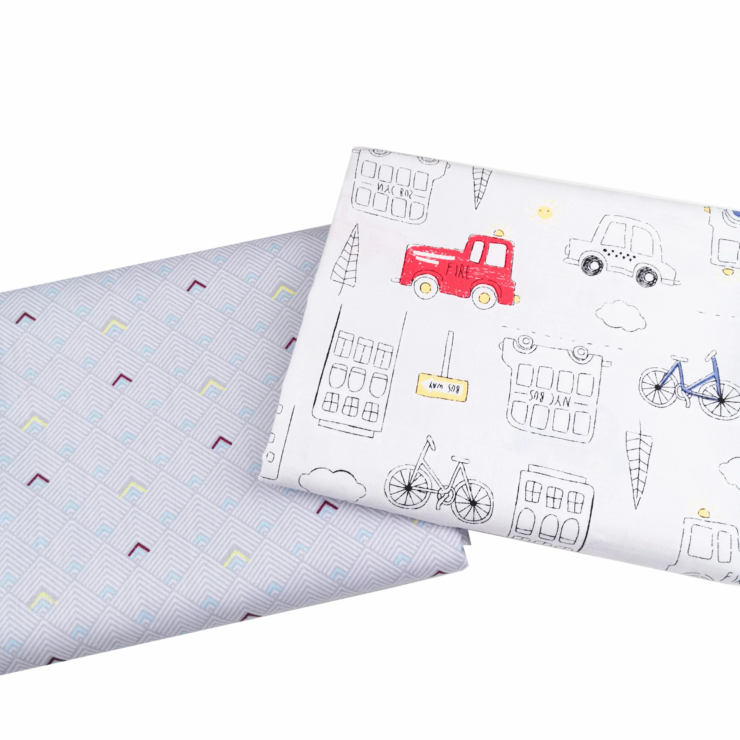 Syunss цветная серая сетчатая хлопковая ткань с принтом для самостоятельного