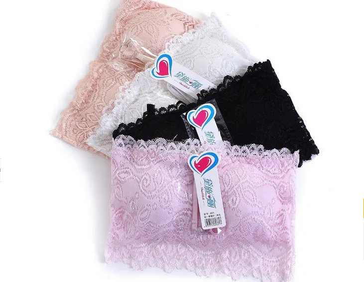 Бюстгальтер без бретелек Terlihat женский сексуальный кружевной Повседневный