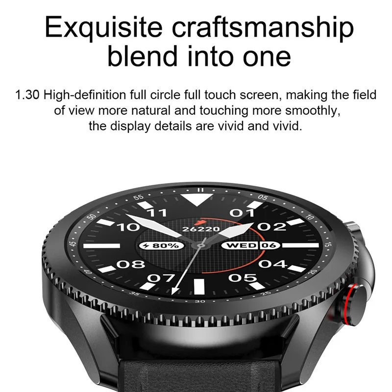 t40 fashion smart watch bluetooth call men 1 3hd full touch wearable device long standby sports smartwatch for android ios free global shipping