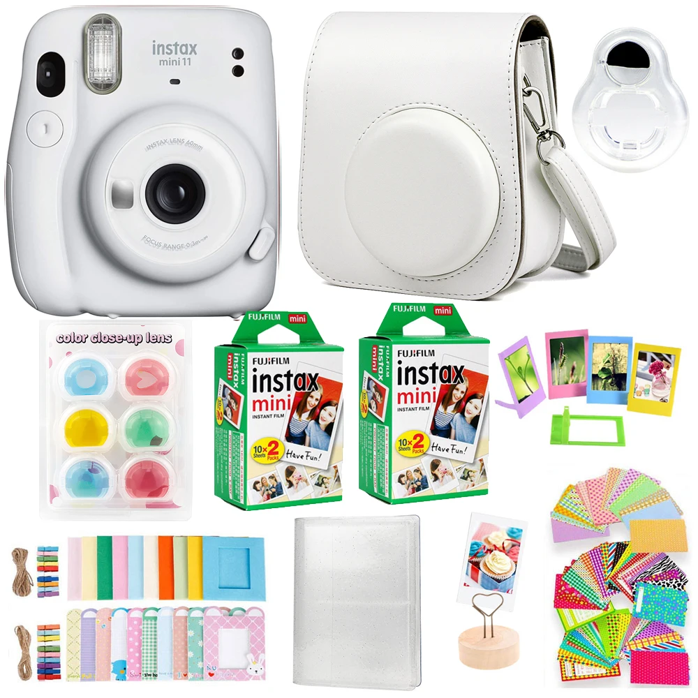 Fujifilm Instax Mini 11 набор для мгновенной камеры с Polaroid Film Paper Camera наплечный ремень