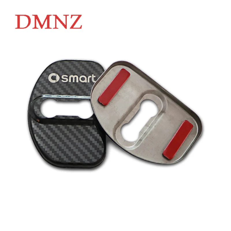 

2Pcs stainless steel door lock cover decorative anti-rust protection accessories For Mercedes Smart 450 451 Fortwo 453 Forfour