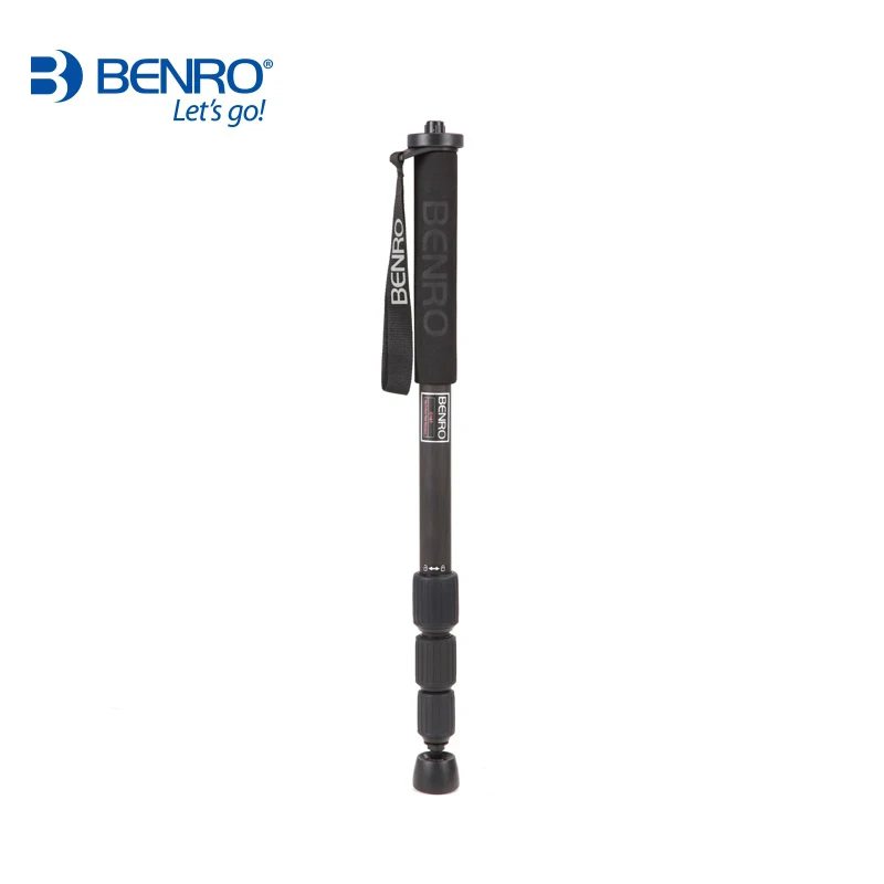 

2014 New Benro c18t portable 4 horn frame professional carbon fiber monopod Max loading 8 KG free shipping