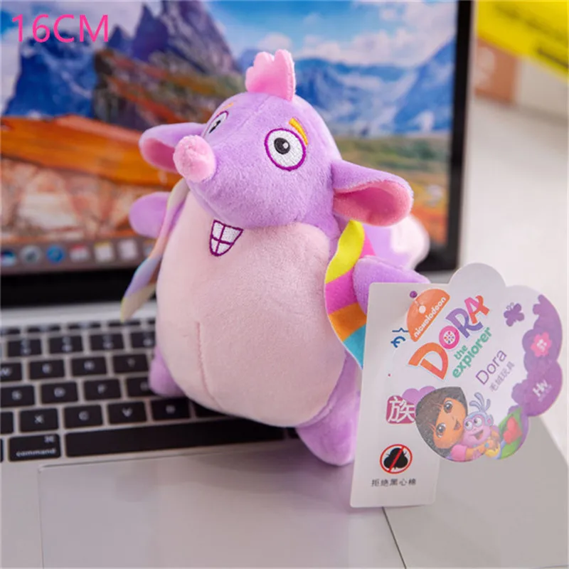 

Cartoon Love Adventure of Dora Anime Cartoon Genuine Monkey Boots Swiper Plush Stuffed Soft Toys Doll for Kids Birthday Gifts