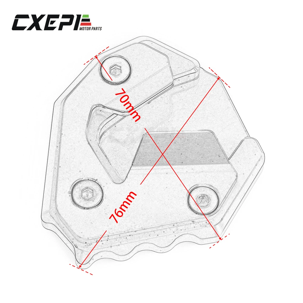 

NEW LOGO For BMW S1000XR S1000 XR 2015 2016 2017 2018 2019 Kickstand Foot Side Stand Extension Pad Motorcycle Accessories