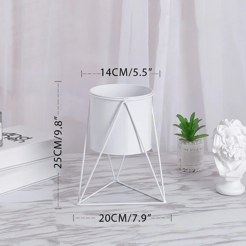 Strongwell скандинавский Железный цветочный горшок для цветов в ванну Оловянное