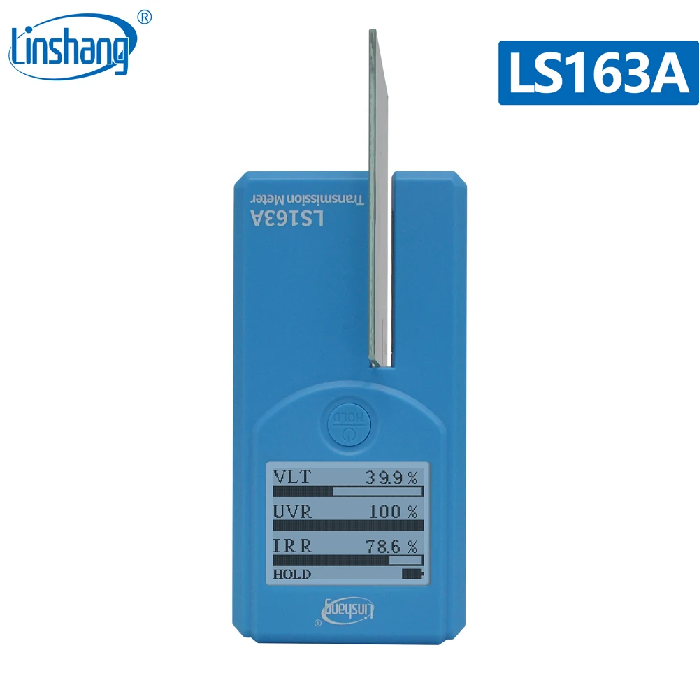 

Linshang LS163 solar film transmission meter LS163A window tint meter for automotive windshield metallic absorbing ceramic film