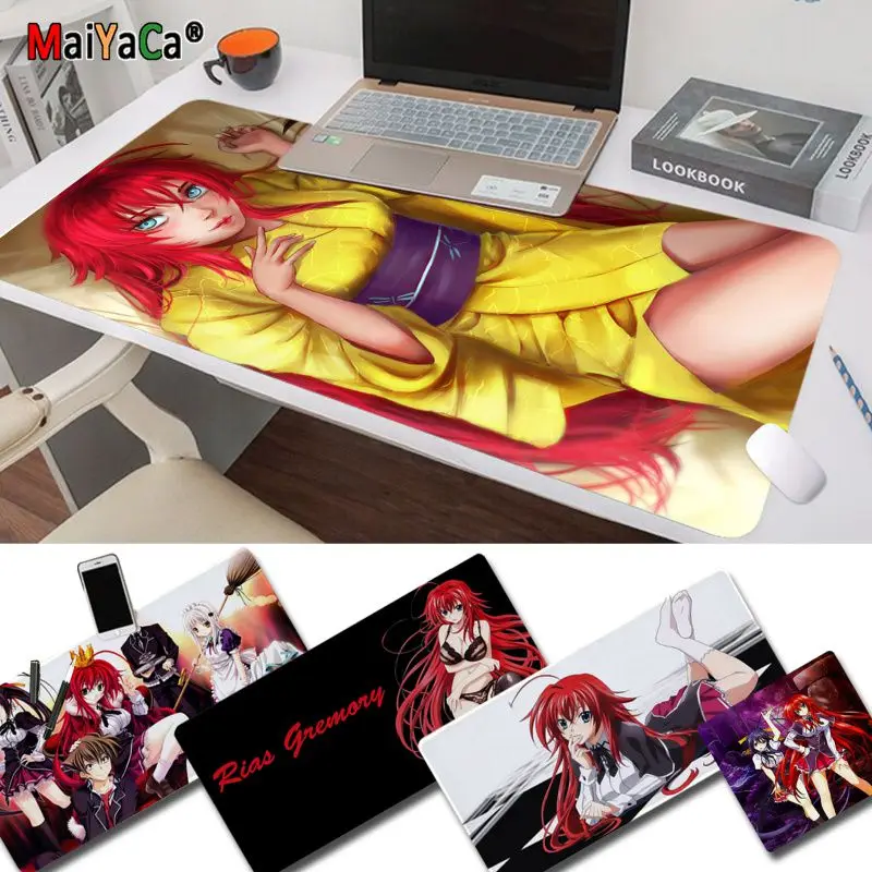 

high school dxd New Designs gamer play mats Mousepad Size for large Edge Locking Gameing World of tanks CS GO Zelda